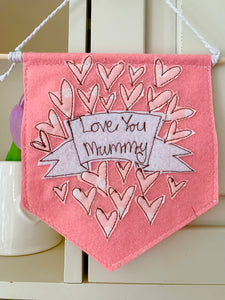 Hearts Mothersday banner