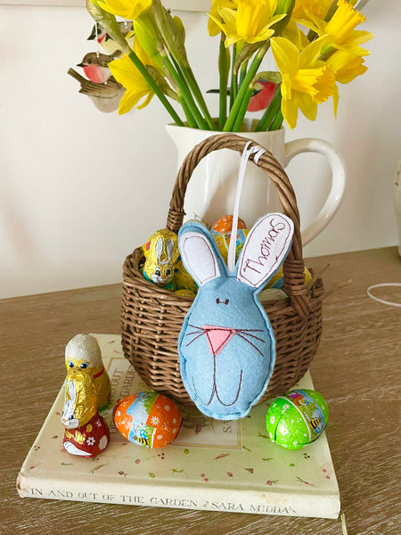 Easter Bunny Decoration (with bunny tail pocket)