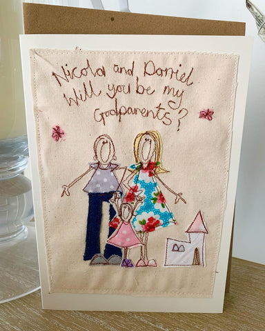 Will you be my …… ? personalised card
