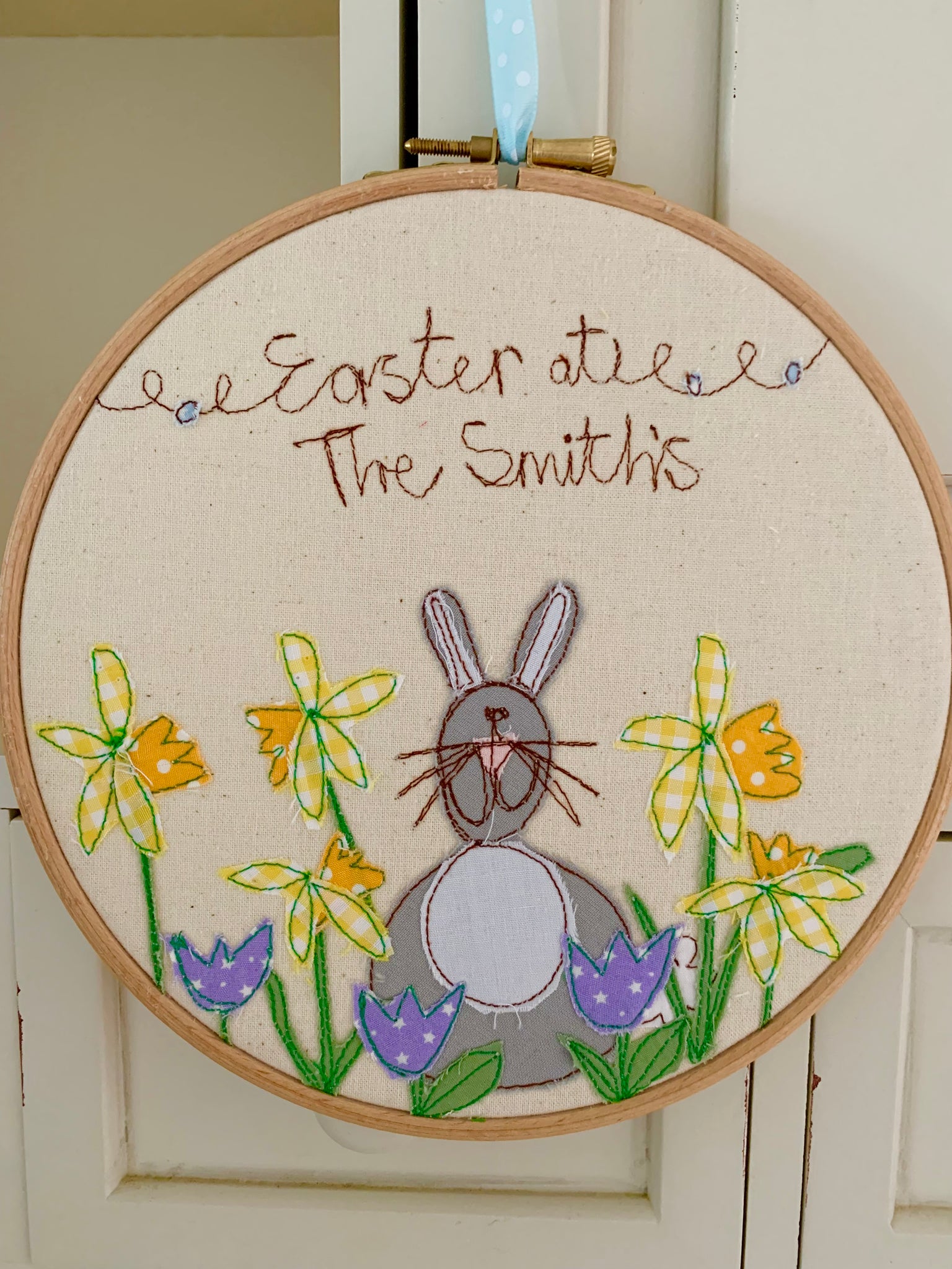 Easter at the….. Embroidery hoop